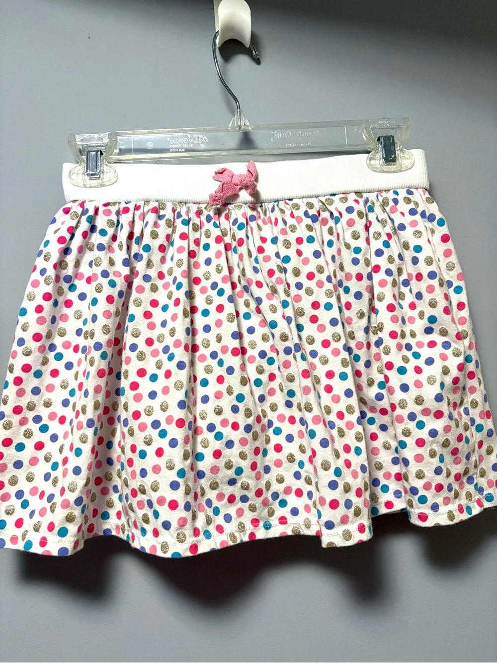 Cynthia Rowley Girls Multicolor Sparkle Dots Skort Size 10-12